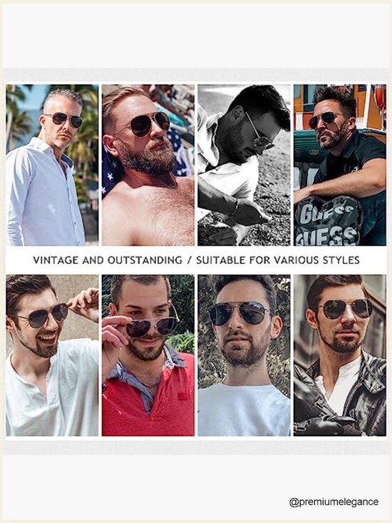 Women\'s Oversized Aviator Sunglasses Polarized Lens Classic Style main image 7